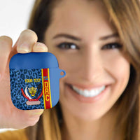 DR Congo Basketball Custom AirPods Case Come On Leopards Skin Pattern - Wonder Print Shop