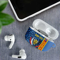 DR Congo Basketball Custom AirPods Case Come On Leopards Skin Pattern - Wonder Print Shop