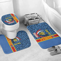 DR Congo Basketball Custom Bathroom Set Come On Leopards Skin Pattern - Wonder Print Shop