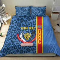 DR Congo Basketball Custom Bedding Set Come On Leopards Skin Pattern - Wonder Print Shop