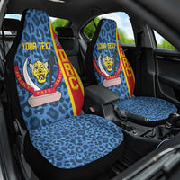 DR Congo Basketball Custom Car Seat Cover Come On Leopards Skin Pattern - Wonder Print Shop