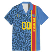 DR Congo Basketball Custom Family Matching Mermaid Dress and Hawaiian Shirt Come On Leopards Skin Pattern - Wonder Print Shop