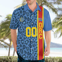 DR Congo Basketball Custom Hawaiian Shirt Come On Leopards Skin Pattern - Wonder Print Shop