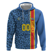 DR Congo Basketball Custom Hoodie Come On Leopards Skin Pattern - Wonder Print Shop