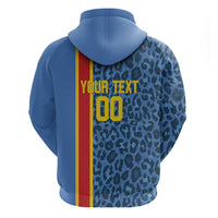 DR Congo Basketball Custom Hoodie Come On Leopards Skin Pattern - Wonder Print Shop