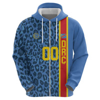 DR Congo Basketball Custom Hoodie Come On Leopards Skin Pattern - Wonder Print Shop