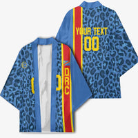 DR Congo Basketball Custom Kimono Come On Leopards Skin Pattern - Wonder Print Shop