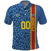 DR Congo Basketball Custom Polo Shirt Come On Leopards Skin Pattern - Wonder Print Shop