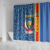 DR Congo Basketball Custom Shower Curtain Come On Leopards Skin Pattern - Wonder Print Shop