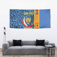 DR Congo Basketball Custom Tapestry Come On Leopards Skin Pattern - Wonder Print Shop