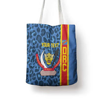 DR Congo Basketball Custom Tote Bag Come On Leopards Skin Pattern - Wonder Print Shop
