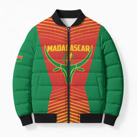 Madagascar Basketball Custom Bomber Puffer Jacket Come On Angel Manzano - Wonder Print Shop