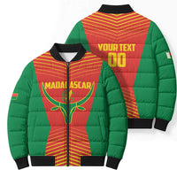 Madagascar Basketball Custom Bomber Puffer Jacket Come On Angel Manzano - Wonder Print Shop
