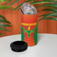 Madagascar Basketball Custom 4 in 1 Can Cooler Tumbler Come On Angel Manzano - Wonder Print Shop