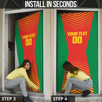 Madagascar Basketball Custom Door Cover Come On Angel Manzano - Wonder Print Shop