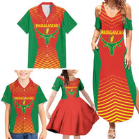 Madagascar Basketball Custom Family Matching Summer Maxi Dress and Hawaiian Shirt Come On Angel Manzano - Wonder Print Shop