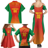 Madagascar Basketball Custom Family Matching Summer Maxi Dress and Hawaiian Shirt Come On Angel Manzano - Wonder Print Shop