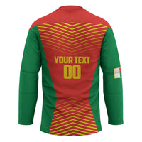 Madagascar Basketball Custom Hockey Jersey Come On Angel Manzano - Wonder Print Shop