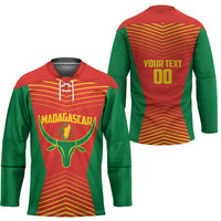 Madagascar Basketball Custom Hockey Jersey Come On Angel Manzano - Wonder Print Shop