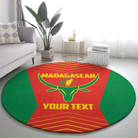 Madagascar Basketball Custom Round Carpet Come On Angel Manzano - Wonder Print Shop