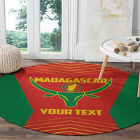 Madagascar Basketball Custom Round Carpet Come On Angel Manzano - Wonder Print Shop