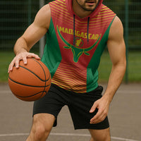 Madagascar Basketball Custom Sleeveless Hoodie Come On Angel Manzano - Wonder Print Shop