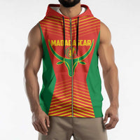Madagascar Basketball Custom Sleeveless Zip Hoodie Come On Angel Manzano - Wonder Print Shop