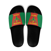 Madagascar Basketball Custom Slide Sandals Come On Angel Manzano - Wonder Print Shop