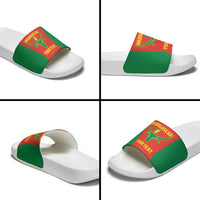 Madagascar Basketball Custom Slide Sandals Come On Angel Manzano - Wonder Print Shop