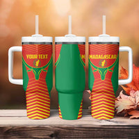 Madagascar Basketball Custom Tumbler With Handle Come On Angel Manzano - Wonder Print Shop