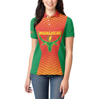 Madagascar Basketball Custom Women Polo Shirt Come On Angel Manzano - Wonder Print Shop