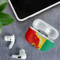 Guinea Basketball Custom AirPods Case Syli Nationale African Pattern - Wonder Print Shop