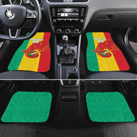 Guinea Basketball Custom Car Mats Syli Nationale African Pattern - Wonder Print Shop