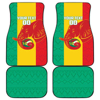 Guinea Basketball Custom Car Mats Syli Nationale African Pattern - Wonder Print Shop
