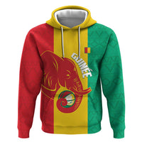 Guinea Basketball Custom Hoodie Syli Nationale African Pattern - Wonder Print Shop
