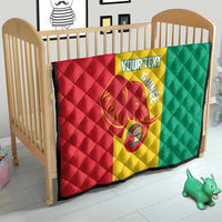 Guinea Basketball Custom Quilt Syli Nationale African Pattern - Wonder Print Shop
