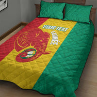 Guinea Basketball Custom Quilt Bed Set Syli Nationale African Pattern - Wonder Print Shop