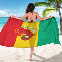 Guinea Basketball Custom Sarong Syli Nationale African Pattern - Wonder Print Shop