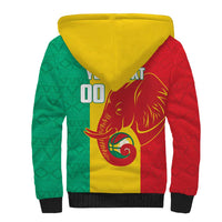 Guinea Basketball Custom Sherpa Hoodie Syli Nationale African Pattern - Wonder Print Shop
