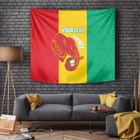 Guinea Basketball Custom Tapestry Syli Nationale African Pattern - Wonder Print Shop