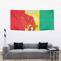 Guinea Basketball Custom Tapestry Syli Nationale African Pattern - Wonder Print Shop