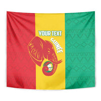 Guinea Basketball Custom Tapestry Syli Nationale African Pattern - Wonder Print Shop