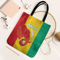 Guinea Basketball Custom Tote Bag Syli Nationale African Pattern - Wonder Print Shop