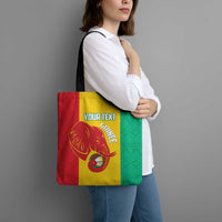 Guinea Basketball Custom Tote Bag Syli Nationale African Pattern - Wonder Print Shop