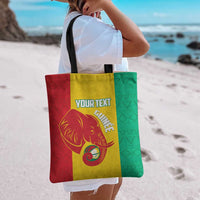 Guinea Basketball Custom Tote Bag Syli Nationale African Pattern - Wonder Print Shop