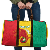 Guinea Basketball Custom Travel Bag Syli Nationale African Pattern - Wonder Print Shop