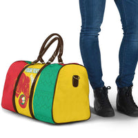 Guinea Basketball Custom Travel Bag Syli Nationale African Pattern - Wonder Print Shop
