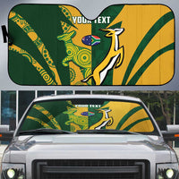South Africa Australia Rugby Custom Auto Sun Shade Springboks Wallabies Together - Wonder Print Shop