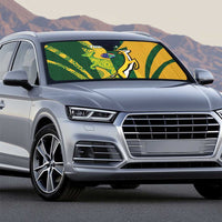 South Africa Australia Rugby Custom Auto Sun Shade Springboks Wallabies Together - Wonder Print Shop