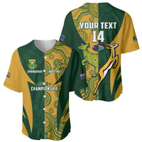 South Africa Australia Rugby Custom Baseball Jersey Springboks Wallabies Together - Wonder Print Shop
